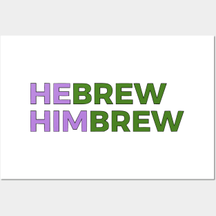 Hebrew/Himbrew (Genderqueer Colors) Posters and Art